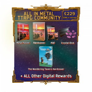 ALL-IN METAL TTRPG Community Tier - Option 1 - The Wandering Tavern