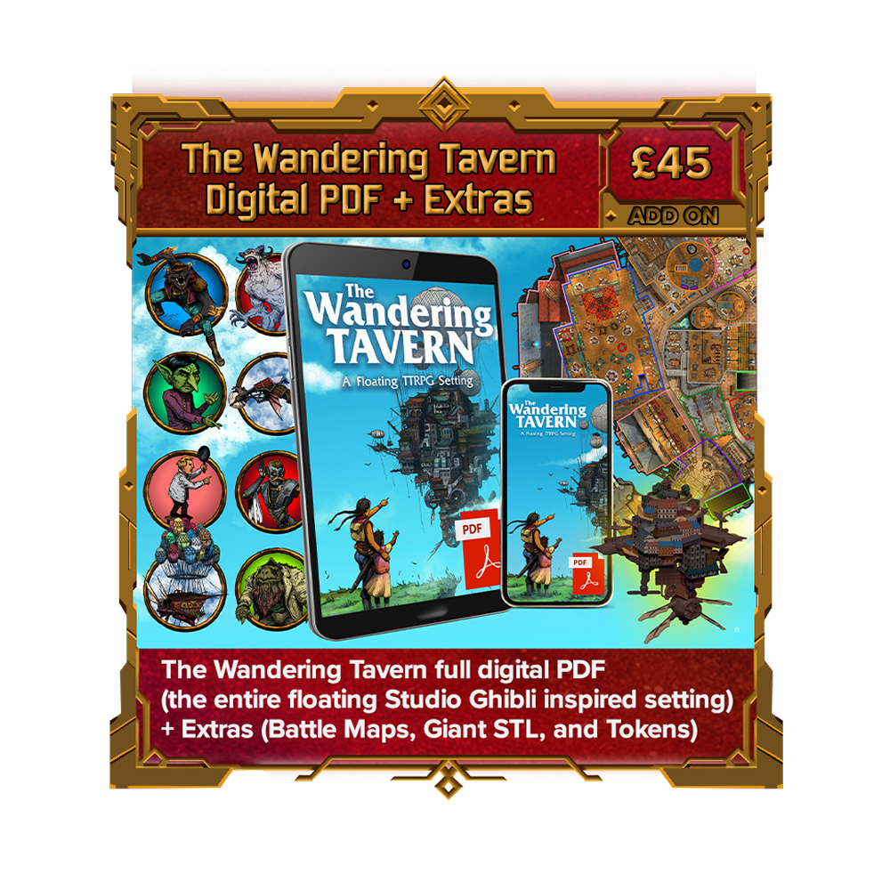 The Wandering Tavern Digital PDF + Extras