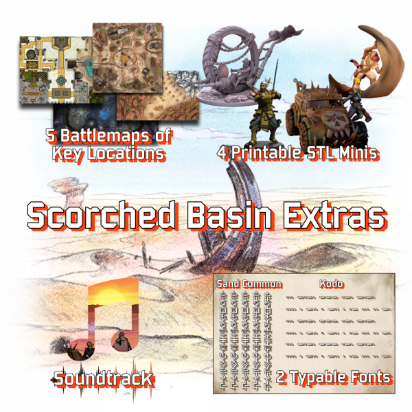 [PRE-ORDER] Scorched Basin Extras