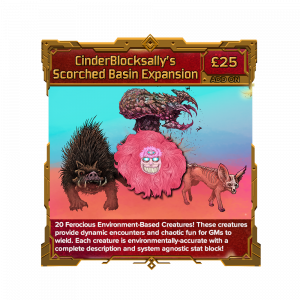 [PRE-ORDER] Scorched Basin Expansion - CinderBlocksally