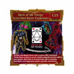 [PRE-ORDER] Scorched Basin Expansion - Deck Of DM Things