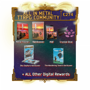 ALL-IN METAL TTRPG Community Tier - Option 3 - Both additional Hardcovers